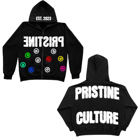 Pristine Culture Reverse Rainbow Full-Zip